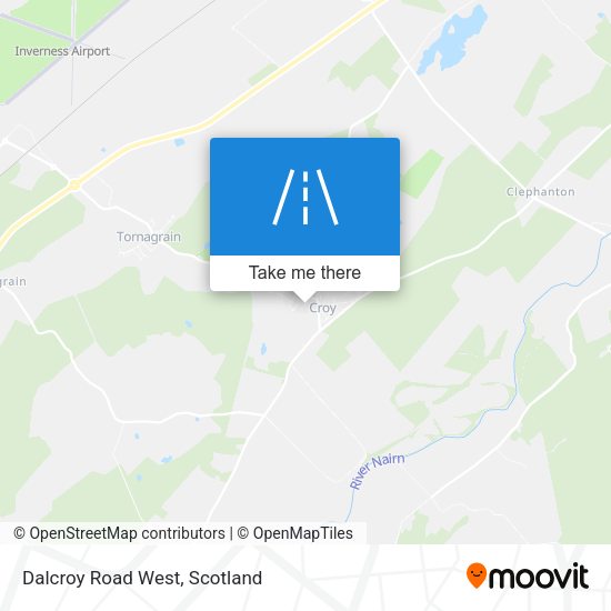 Dalcroy Road West map