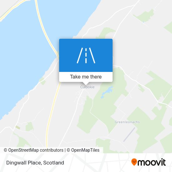 Dingwall Place map