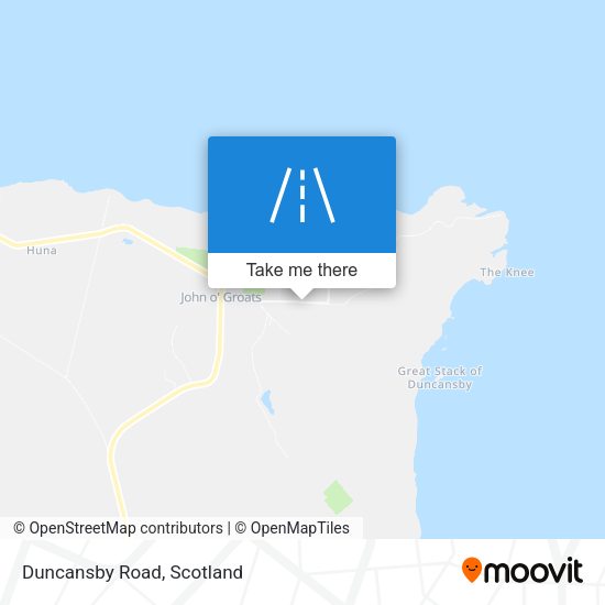 Duncansby Road map