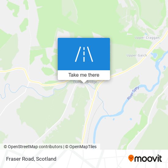 Fraser Road map