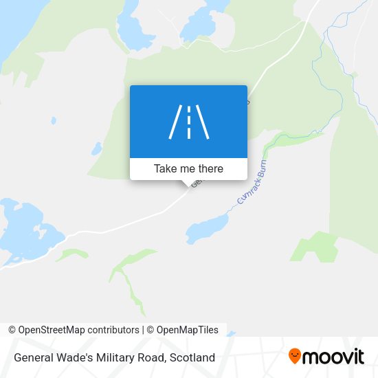 General Wade's Military Road map