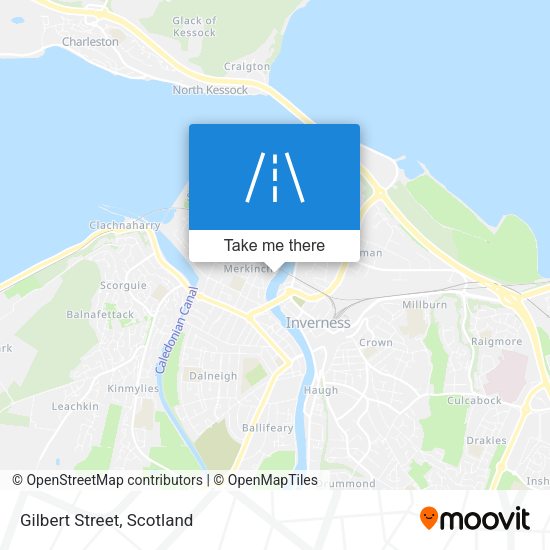 Gilbert Street map