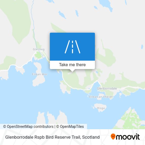Glenborrodale Rspb Bird Reserve Trail map