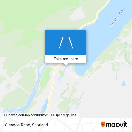Glendoe Road map