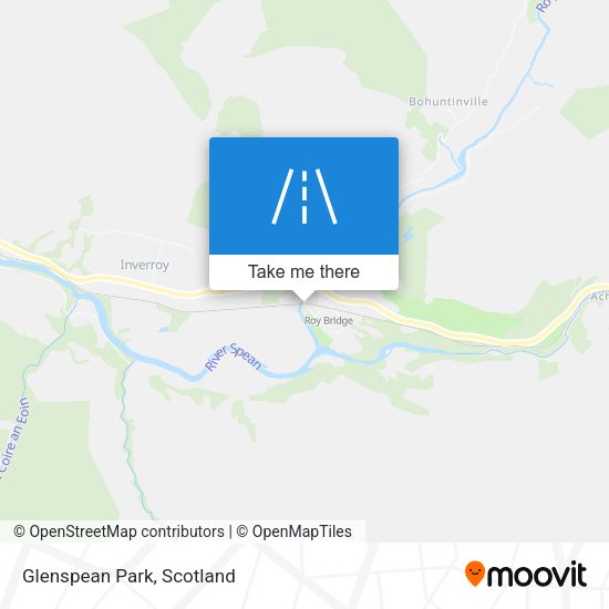 Glenspean Park map