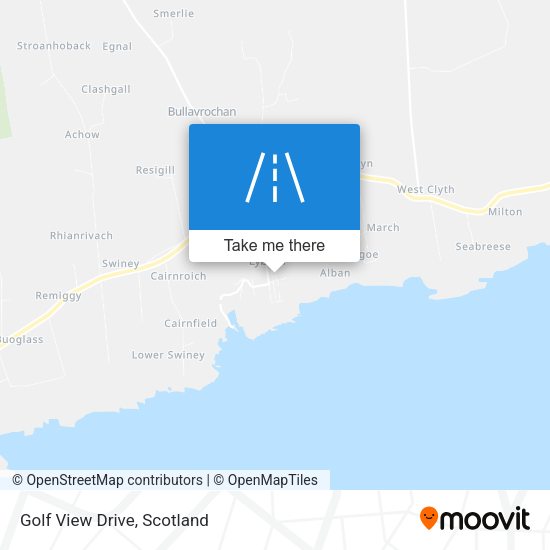 Golf View Drive map