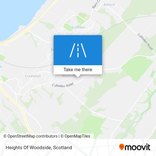 Heights Of Woodside map