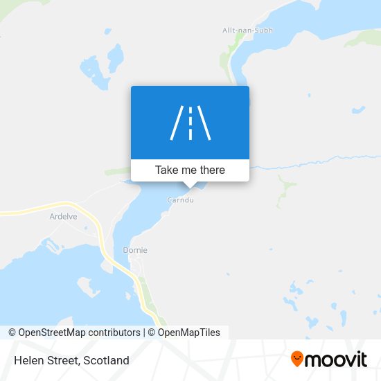 Helen Street map