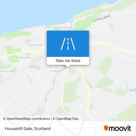Househill Gate map