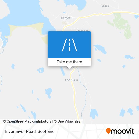 Invernaver Road map
