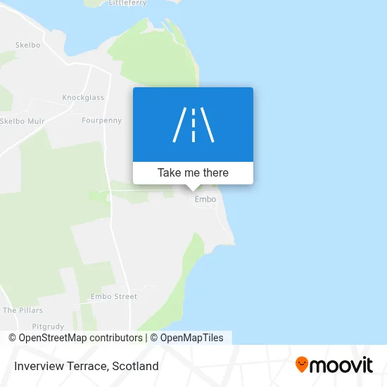 Inverview Terrace map
