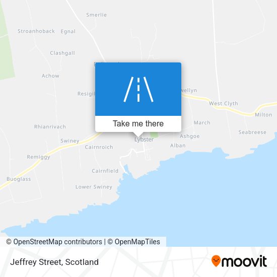 Jeffrey Street map