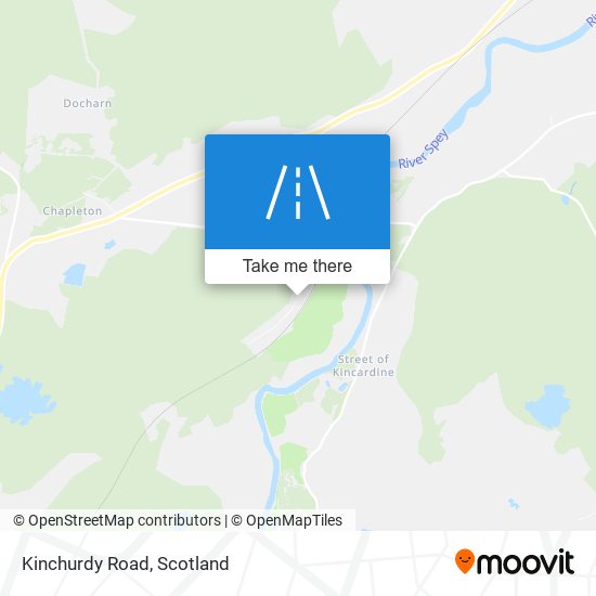 Kinchurdy Road map