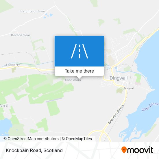 Knockbain Road map