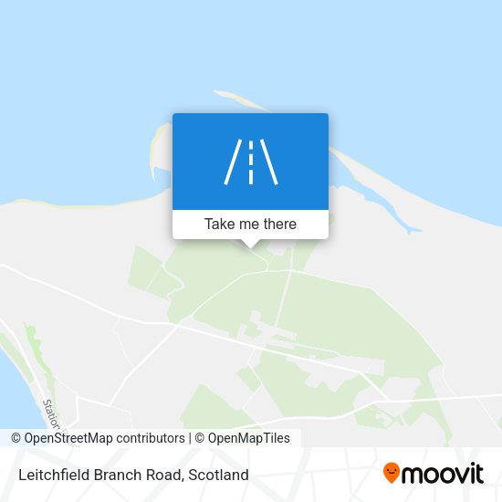 Leitchfield Branch Road map