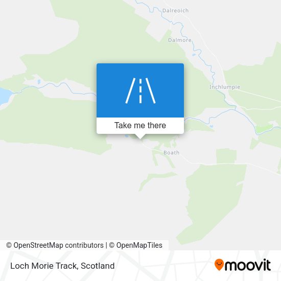 Loch Morie Track map
