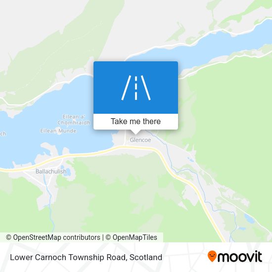 Lower Carnoch Township Road map