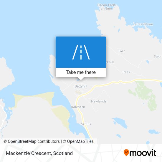 Mackenzie Crescent map