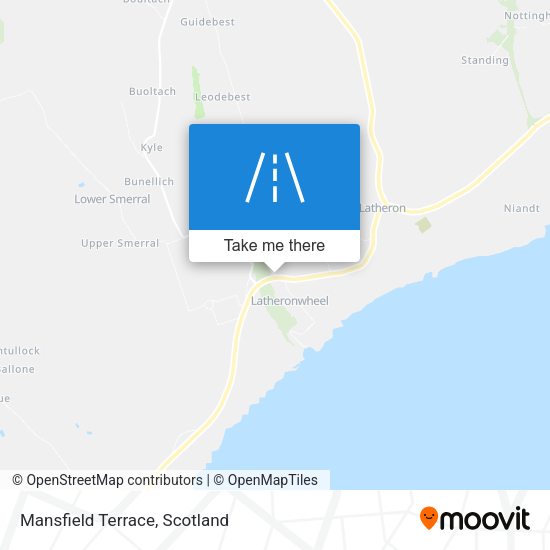 Mansfield Terrace map