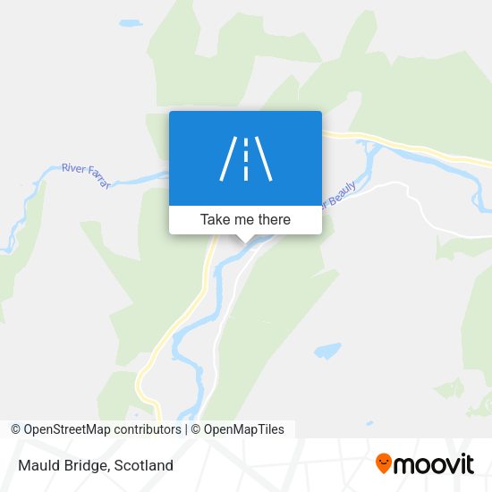 Mauld Bridge map
