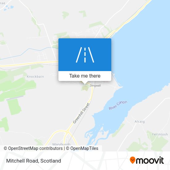 Mitchell Road map
