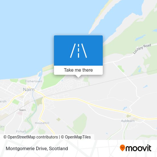 Montgomerie Drive map