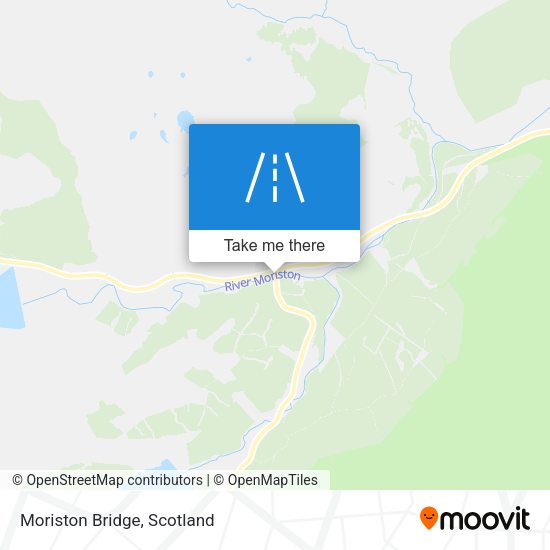 Moriston Bridge map
