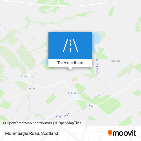 Mounteagle Road map