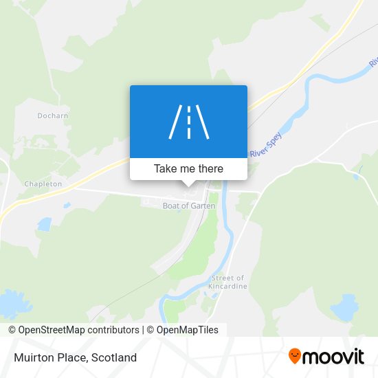 Muirton Place map