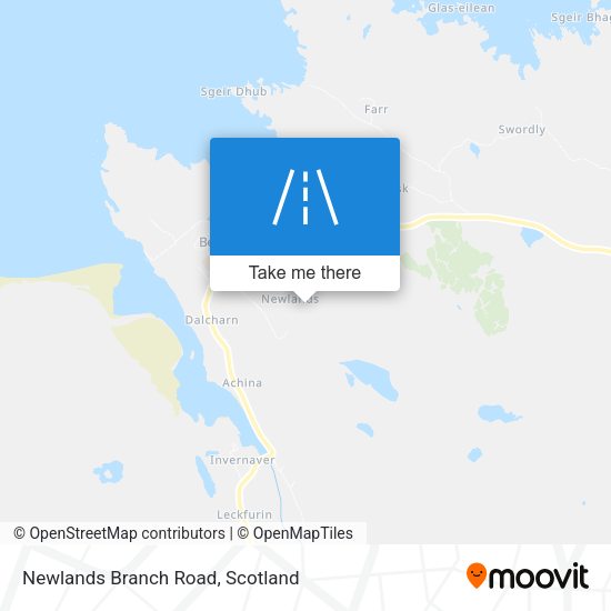 Newlands Branch Road map