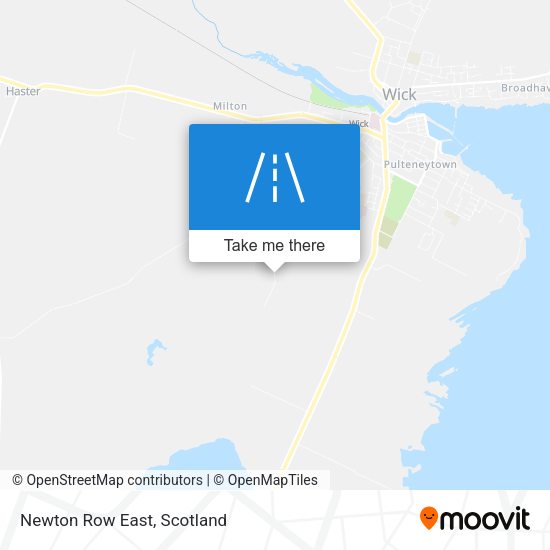 Newton Row East map