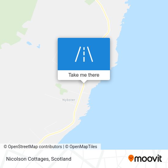 Nicolson Cottages map