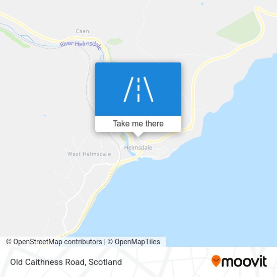 Old Caithness Road map