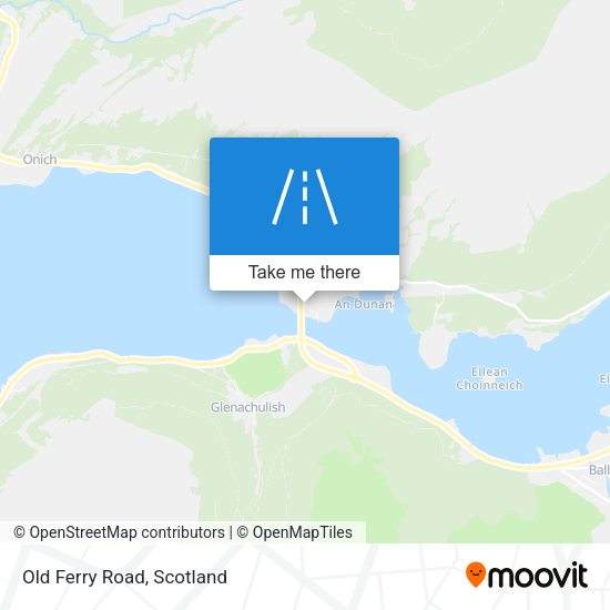 Old Ferry Road map