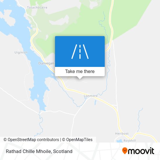 Rathad Chille Mhoile map