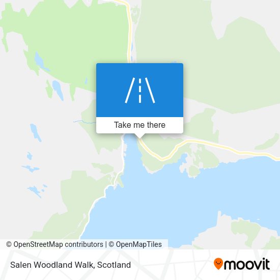 Salen Woodland Walk map