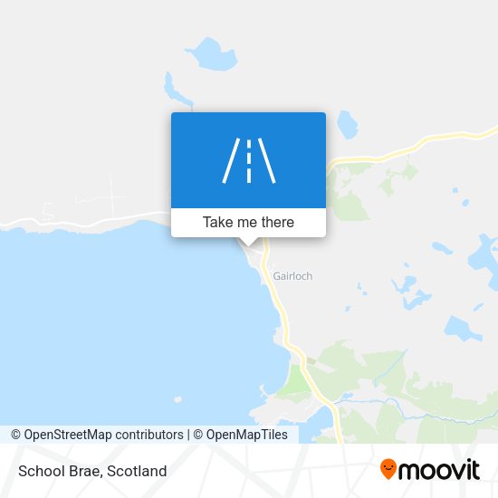 School Brae map