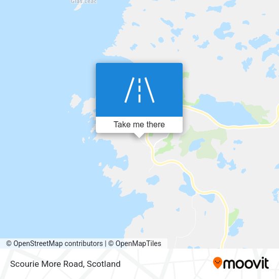 Scourie More Road map