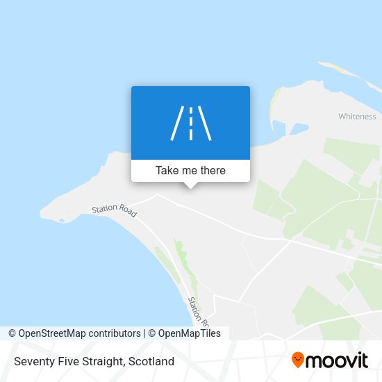 Seventy Five Straight map