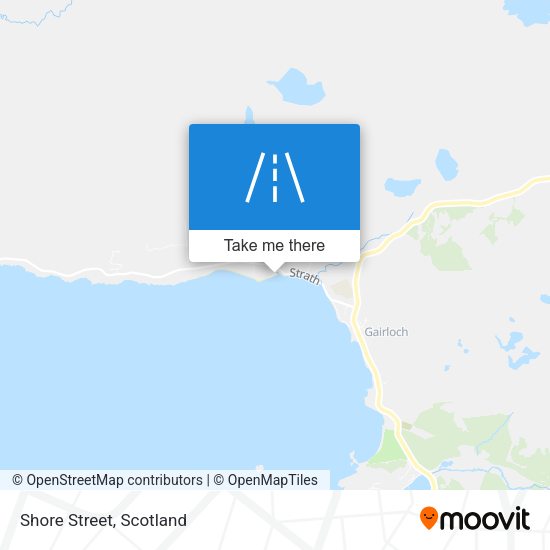 Shore Street map