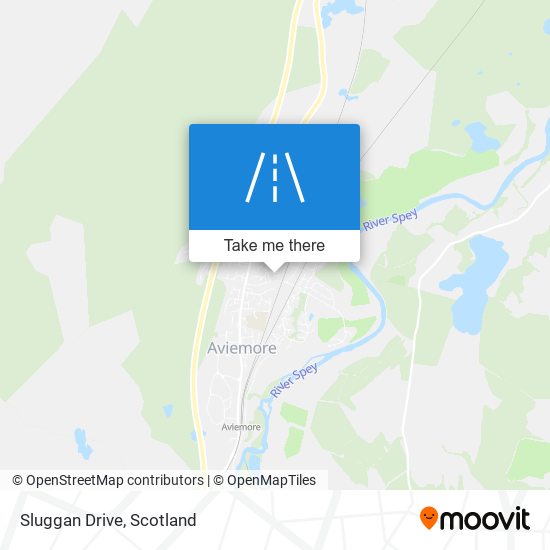 Sluggan Drive map