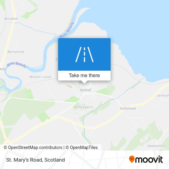 St. Mary's Road map