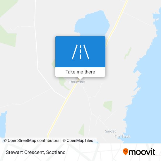 Stewart Crescent map