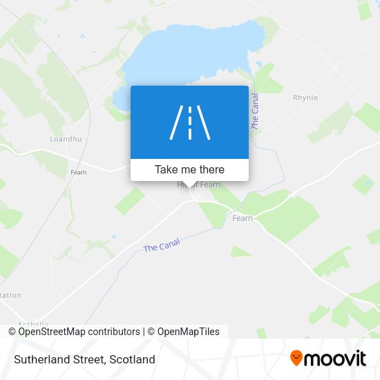 Sutherland Street map