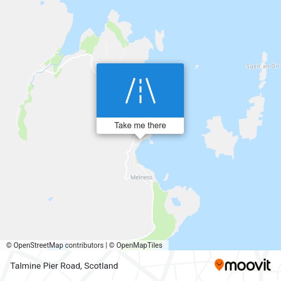 Talmine Pier Road map