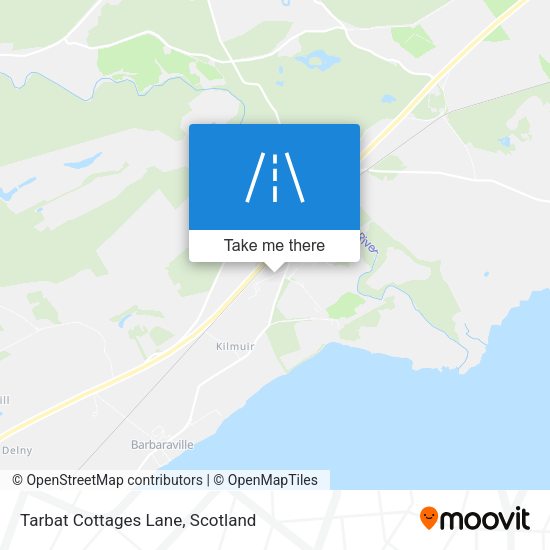 Tarbat Cottages Lane map
