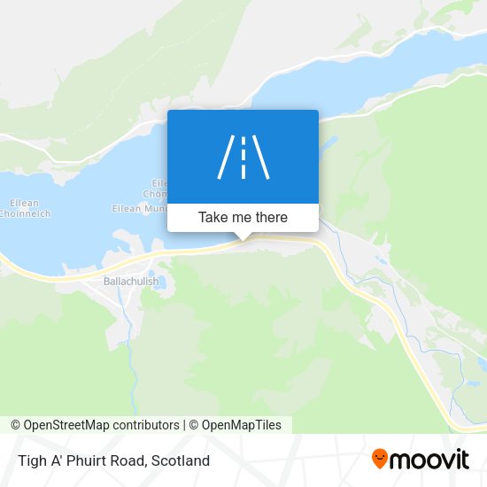 Tigh A' Phuirt Road map