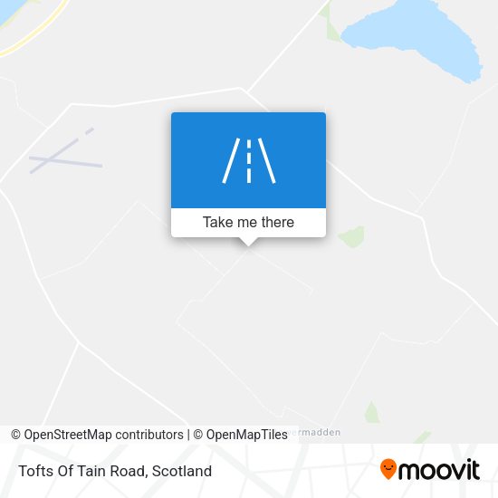 Tofts Of Tain Road map
