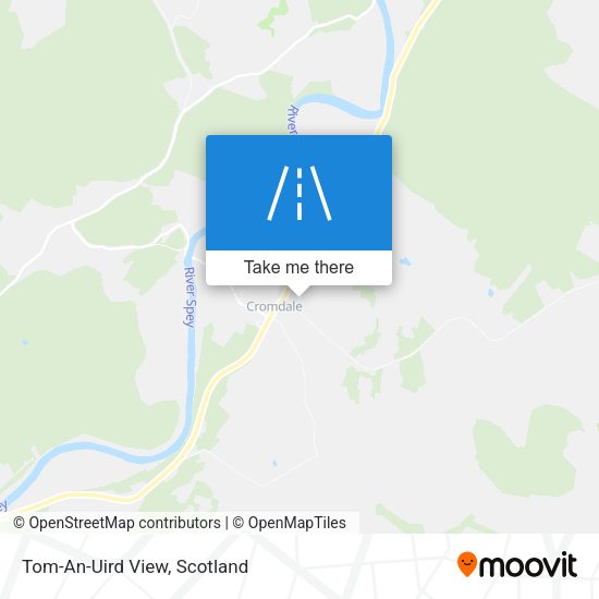 Tom-An-Uird View map