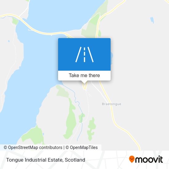 Tongue Industrial Estate map